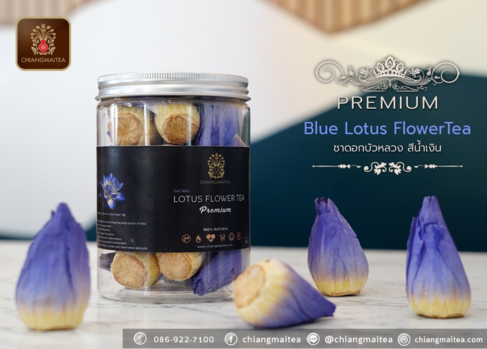 ٻҾ6 ͧԹ : Ҵ͡ǧ  (͡) չԹ (Blue Sacred Lotus Flower Tea Premium)